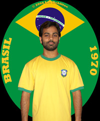 Brazil 1970 Home Jersey by Umbro