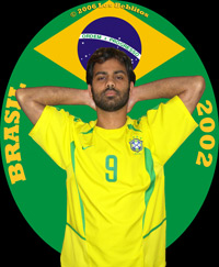Brazil 2002 Home Jersey by Nike