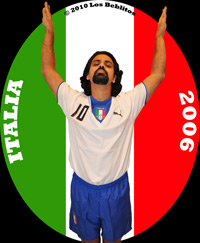 Italy 2006 Away Jersey with Home Shorts (Away Kit Alternate) by Puma